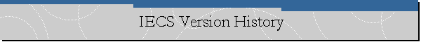 IECS Version History